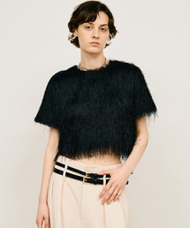 PRANK PROJECT | 【2026Summer Pre-Order】フェザーショートトップ / Feather Short Top(Tシャツ/カットソー)