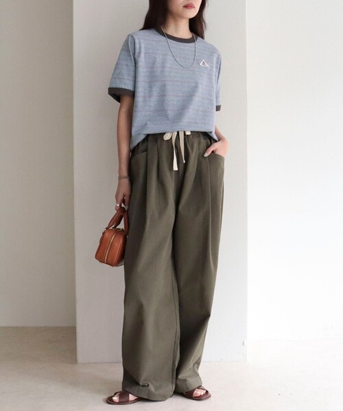fredy emue(フレディエミュ)の「【GEVACO/ゲバコ】別注リンガー半袖Tシャツ(Tシャツ/カットソー・レディース・オレンジ系その他/グレー系その他/ホワイト系その他/ブルー系その他・38)」の5枚目の写真