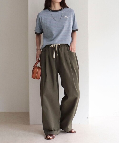 fredy emue(フレディエミュ)の「【GEVACO/ゲバコ】別注リンガー半袖Tシャツ(Tシャツ/カットソー・レディース・オレンジ系その他/グレー系その他/ホワイト系その他/ブルー系その他・38)」の7枚目の写真