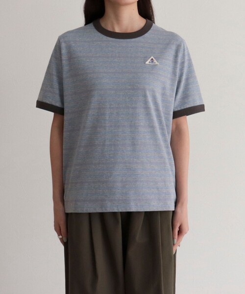 fredy emue(フレディエミュ)の「【GEVACO/ゲバコ】別注リンガー半袖Tシャツ(Tシャツ/カットソー・レディース・オレンジ系その他/グレー系その他/ホワイト系その他/ブルー系その他・38)」の12枚目の写真