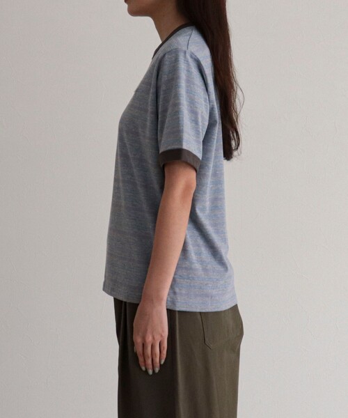 fredy emue(フレディエミュ)の「【GEVACO/ゲバコ】別注リンガー半袖Tシャツ(Tシャツ/カットソー・レディース・オレンジ系その他/グレー系その他/ホワイト系その他/ブルー系その他・38)」の13枚目の写真