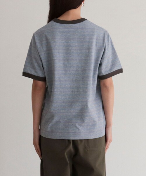 fredy emue(フレディエミュ)の「【GEVACO/ゲバコ】別注リンガー半袖Tシャツ(Tシャツ/カットソー・レディース・オレンジ系その他/グレー系その他/ホワイト系その他/ブルー系その他・38)」の14枚目の写真