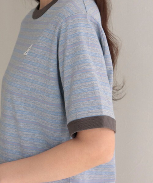 fredy emue(フレディエミュ)の「【GEVACO/ゲバコ】別注リンガー半袖Tシャツ(Tシャツ/カットソー・レディース・オレンジ系その他/グレー系その他/ホワイト系その他/ブルー系その他・38)」の17枚目の写真