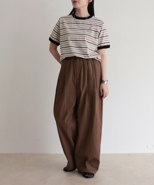 fredy emue(フレディエミュ)の「【GEVACO/ゲバコ】別注リンガー半袖Tシャツ(Tシャツ/カットソー・レディース・オレンジ系その他/グレー系その他/ホワイト系その他/ブルー系その他・38)」の19枚目の写真