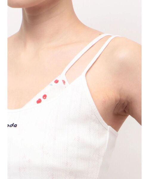 EMODA（エモダ）の「アイレットレイヤードキャミソール（キャミソール・レディース・グレー/ホワイト/ブラック・FREE）」の11枚目の写真