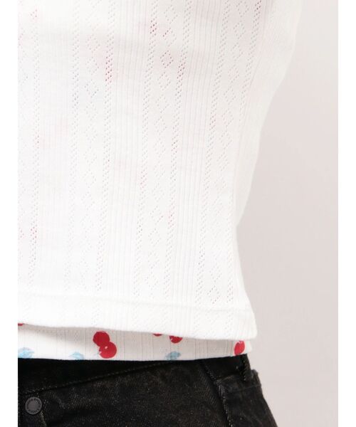 EMODA（エモダ）の「アイレットレイヤードキャミソール（キャミソール・レディース・グレー/ホワイト/ブラック・FREE）」の12枚目の写真