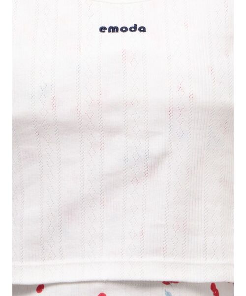 EMODA（エモダ）の「アイレットレイヤードキャミソール（キャミソール・レディース・グレー/ホワイト/ブラック・FREE）」の20枚目の写真
