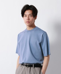 GLOBAL WORK | アンチピリングハイゲージニット/クルー/半袖/646783(Tシャツ/カットソー)