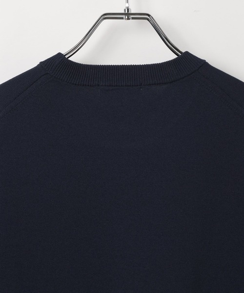 GLOBAL WORK(グローバルワーク)の「アンチピリングハイゲージニット/クルー/半袖/646783(Tシャツ/カットソー・メンズ・ネイビー/ブラック/チャコールグレー/ライトグレー/ワインレッド/グリーン・MEDIUM/X-LARGE/SMALL/LARGE)」の13枚目の写真