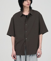 CLEL】Double Tech Fade Trucker Design Shirt / ダブルテックフェード