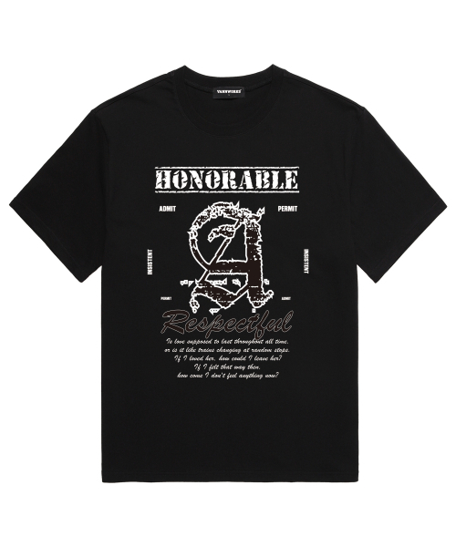 VANNWORKS（バンワークス）の「ABO 半袖Tシャツ (VS0228) A_ブラック（Tシャツ/カットソー・メンズ・その他・SMALL/MEDIUM/LARGE/X-LARGE/XX-LARGE）」の3枚目の写真