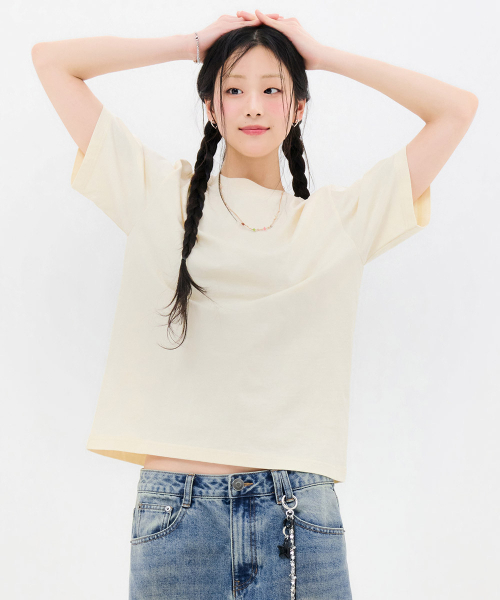 CHASECULT(チェイスカルト)の「共用ロゴ半袖Tシャツ-FBZU5801C06(Tシャツ/カットソー・メンズ・イエロー・90/95/100/105/110)」の5枚目の写真