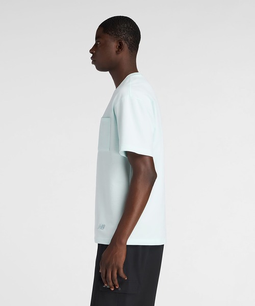 NEW BALANCE（ニューバランス）の「NB GREY ポケットTシャツ（Tシャツ/カットソー・メンズ・オートミール/アクア・X-LARGE/LARGE/MEDIUM/SMALL/XX-LARGE）」の10枚目の写真
