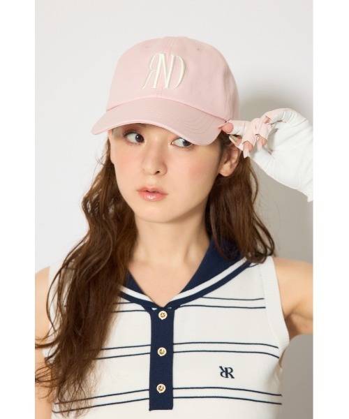 RIENDA GOLF(リエンダゴルフ)の「【RIENDA GOLF 一部店舗・WEB限定】RND配色ロゴキャップ(キャップ・レディース・ピンク/ライトブルー/ネイビー・FREE)」の3枚目の写真