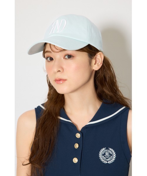 RIENDA GOLF(リエンダゴルフ)の「【RIENDA GOLF 一部店舗・WEB限定】RND配色ロゴキャップ(キャップ・レディース・ピンク/ライトブルー/ネイビー・FREE)」の2枚目の写真