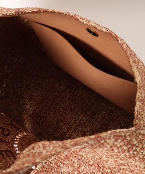 STELLA McCARTNEY(ステラマッカートニー)の「Logo Large Crochet Raffia Hobo Bag / ロゴ ラフィア クロシェ ラージ ホーボーバッグ(トートバッグ・レディース・ナチュラル・ONE SIZE)」の4枚目の写真