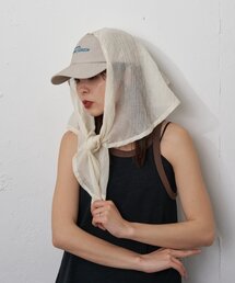 CIAOPANIC TYPY（チャオパニックティピー）の「:【日焼け防止！】シアーシェード付きロゴキャップ（ハット）」