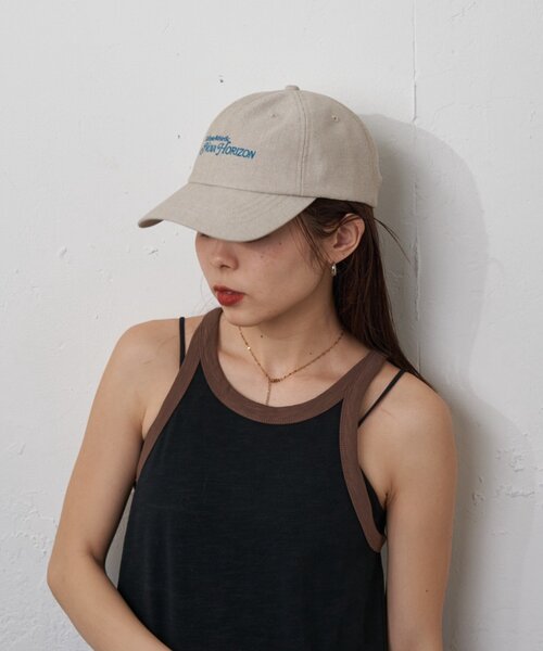 CIAOPANIC TYPY(チャオパニックティピー)の「:【日焼け防止!】シアーシェード付きロゴキャップ(ハット・レディース・ブラック/サックスブルー/グレー系その他・ONE SIZE)」の12枚目の写真