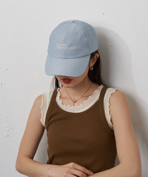 CIAOPANIC TYPY(チャオパニックティピー)の「:【日焼け防止!】シアーシェード付きロゴキャップ(ハット・レディース・ブラック/サックスブルー/グレー系その他・ONE SIZE)」の13枚目の写真