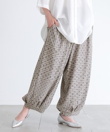 n'OrLABEL（ノアールレーベル）の「パッチワーク風プリントパンツ（その他パンツ）」
