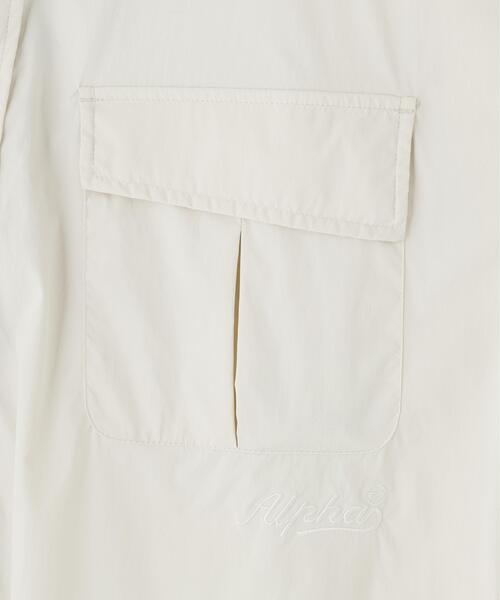 Alpha Industries(アルファインダストリーズ)の「Alpha Industries/アルファ インダストリーズ/SS FATIGUE RELAXED DECO SHIRT/ エスエス ファティーグ リラックスド デコ シャツ(シャツ/ブラウス・メンズ・ブラック/ホワイト・M/S/L/XL)」の12枚目の写真