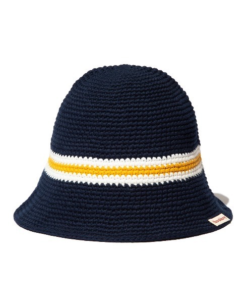 Liberaiders(リベレイダース)の「Liberaiders CRUSHER HAT(リベレイダース クラッシャー ハット)(ハット・メンズ・ネイビー/ブラウン・ONE SIZE)」の8枚目の写真
