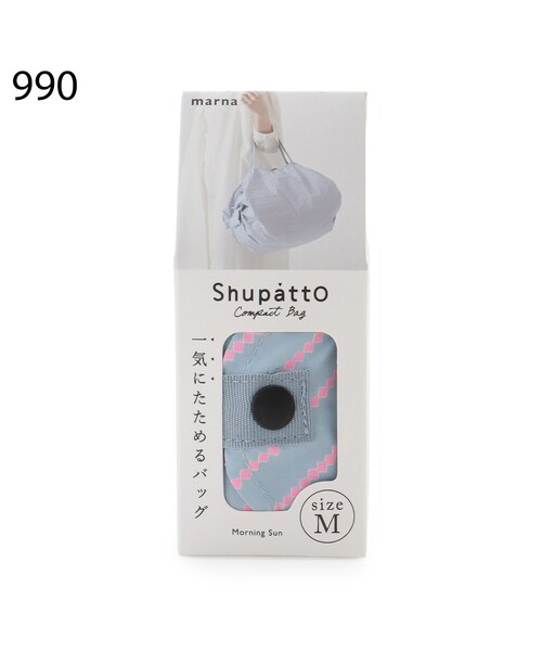 one'sterrace(ワンズテラス)の「Shupatto バッグ M(エコバッグ/サブバッグ・レディース・その他/ダークブラウン系8/ベージュ系8/サックスブルー系8・02)」の18枚目の写真