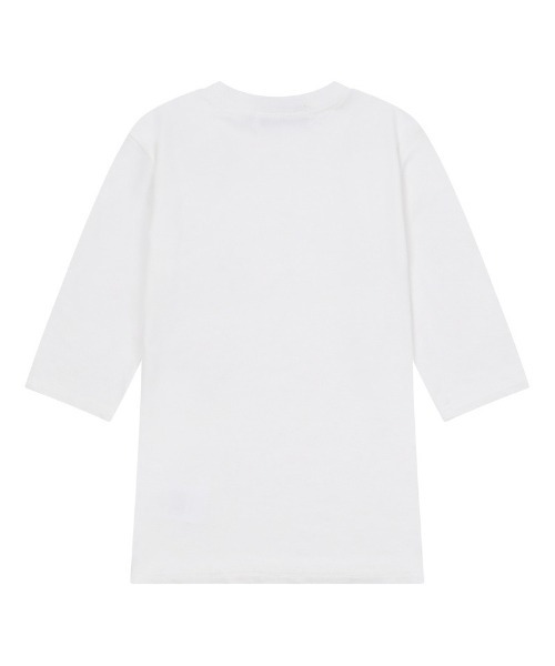 MUCENT（ムセント）の「◇MUCENT◇ブランド直輸入正規品/セリオン シグネチャー ロゴ スリーブ T SERION SIGNATURE LOGO SLEEVE T（Tシャツ/カットソー・レディース・グレー/ホワイト/ブラック・FREE）」の6枚目の写真