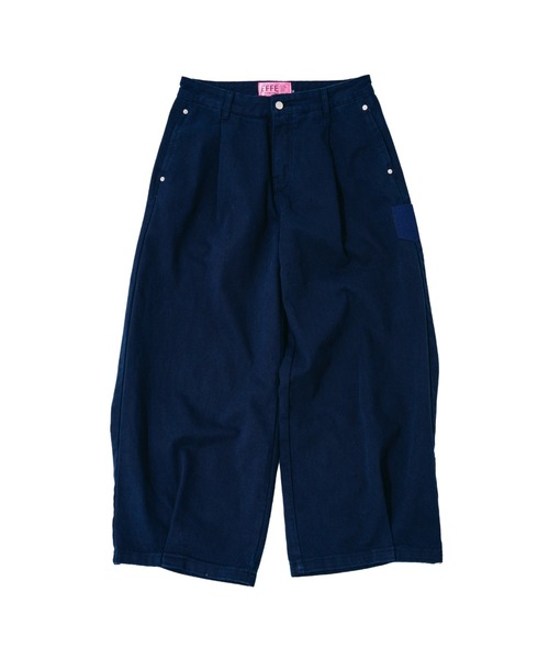 EFFECTEN（エフェクテン）の「【EFFECTEN】Wide work pants（その他パンツ・メンズ・ベージュ/ネイビー・SMALL/MEDIUM/LARGE）」の4枚目の写真