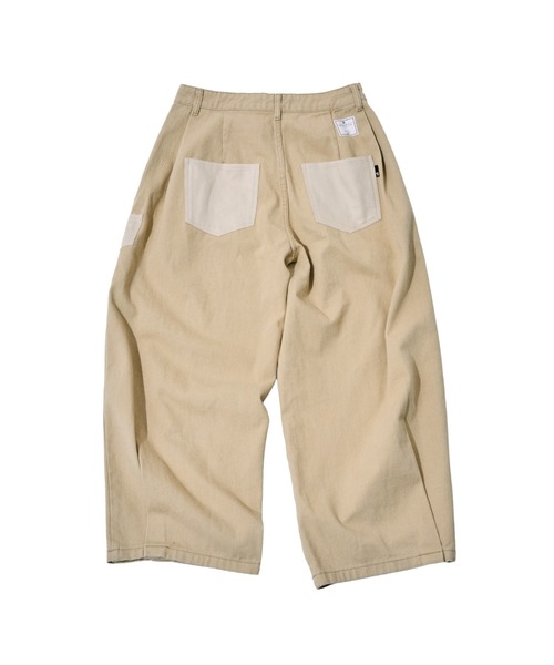 EFFECTEN（エフェクテン）の「【EFFECTEN】Wide work pants（その他パンツ・メンズ・ベージュ/ネイビー・SMALL/MEDIUM/LARGE）」の9枚目の写真