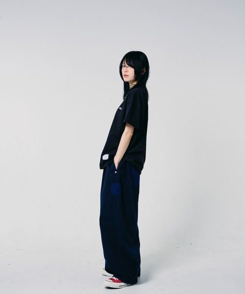 EFFECTEN（エフェクテン）の「【EFFECTEN】Wide work pants（その他パンツ・メンズ・ベージュ/ネイビー・SMALL/MEDIUM/LARGE）」の11枚目の写真