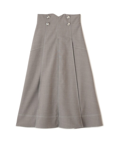 JILL by JILL STUART（ジルバイジルスチュアート）の「バイカラーステッチスカート（スカート・レディース・グレー/ライトグリーン/ネイビー・MEDIUM/SMALL）」の20枚目の写真