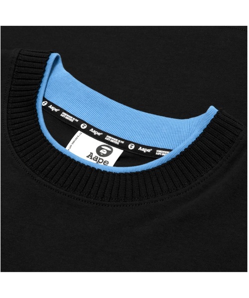 AAPE BY A BATHING APE(エーエイプバイアベイシングエイプ)の「AAPE FANCY MAIN TEE(Tシャツ/カットソー・メンズ・ブラック/アイボリー・LARGE/MEDIUM/SMALL/X-LARGE)」の6枚目の写真