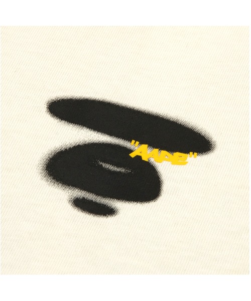 AAPE BY A BATHING APE(エーエイプバイアベイシングエイプ)の「AAPE FANCY MAIN TEE(Tシャツ/カットソー・メンズ・ブラック/アイボリー・LARGE/MEDIUM/SMALL/X-LARGE)」の8枚目の写真