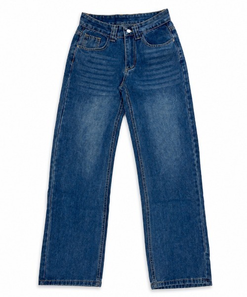 NANEA(ナネア)の「バックポケット ワイドストレートデニム(デニムパンツ・レディース・ブルー・LARGE/MEDIUM/SMALL)」の11枚目の写真