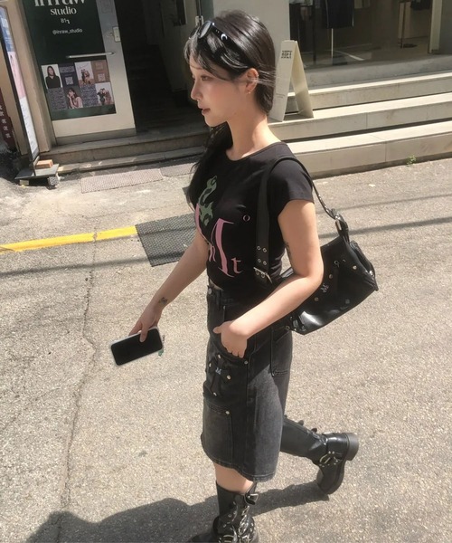 MUCENT(ムセント)の「MUCENT/BAEL レザーBAG(ショルダーバッグ・レディース・ブラック・FREE)」の4枚目の写真