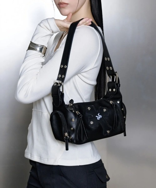 MUCENT(ムセント)の「MUCENT/BAEL レザーBAG(ショルダーバッグ・レディース・ブラック・FREE)」の10枚目の写真