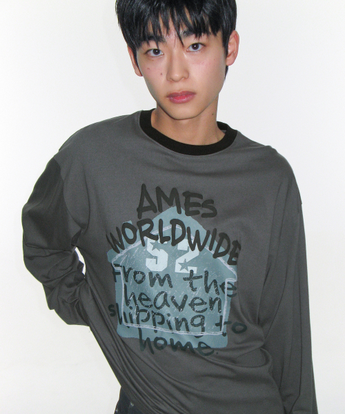 AMESWORLDWIDE(アメスワールドワイド)の「HOMEBOUND LS TEE CHARCOAL(Tシャツ/カットソー・レディース・その他・SMALL/MEDIUM/LARGE)」の10枚目の写真