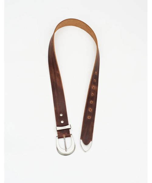 か*く様 NVRFRGT 4C DISTRESSED LEATHER BELT 4C DISTRESSED LEATHER BELT（ベルト）｜NVRFRGT（ネヴァーフォー