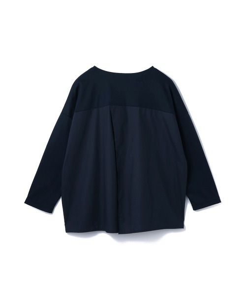 ketty(ケティ)の「【機能するミニマル服】異素材プルオーバー(Tシャツ/カットソー・レディース・ブラック/ネイビー・M)」の6枚目の写真