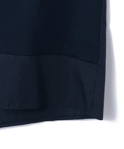 ketty(ケティ)の「【機能するミニマル服】異素材プルオーバー(Tシャツ/カットソー・レディース・ブラック/ネイビー・M)」の9枚目の写真