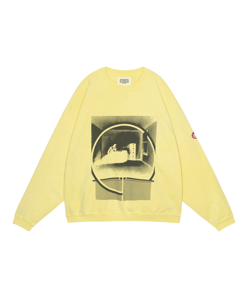 C.E(シーイー)の「C.E / シーイー cavempt OVERDYE MD a2d LIGHT BIG CRE(スウェット・メンズ・イエロー・LARGE/MEDIUM)」の1枚目の写真