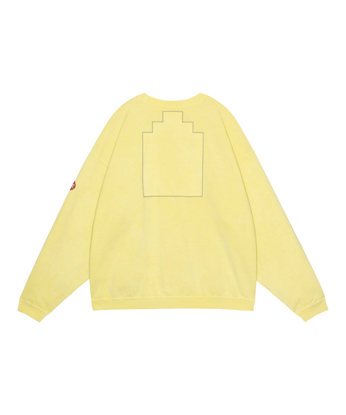 C.E(シーイー)の「C.E / シーイー cavempt OVERDYE MD a2d LIGHT BIG CRE(スウェット・メンズ・イエロー・LARGE/MEDIUM)」の2枚目の写真