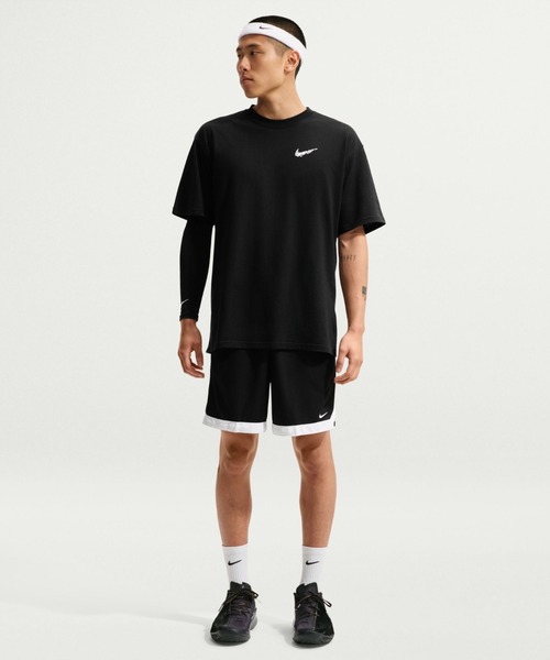 NIKE（ナイキ）の「ナイキ NIKE ナイキ DF DNA ACD 8IN ショート（その他パンツ・メンズ・ブラック×ホワイト・M/L/3XL/2XL/XL/S）」の3枚目の写真