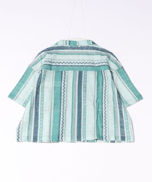 Kahiko（カヒコ）の「【Kahiko】SURF＆Palms ハエナ開襟シャツ（シャツ/ブラウス・レディース・ホワイト/ブルー/グリーン・FREE）」の8枚目の写真