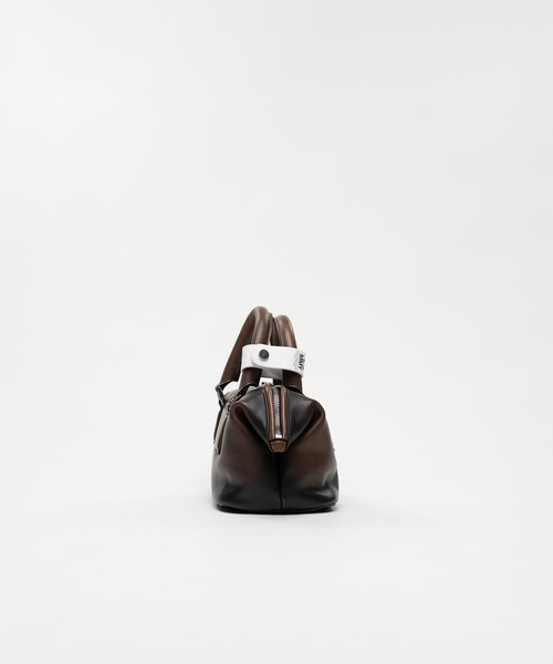 Maison MIHARA YASUHIRO(メゾンミハラヤスヒロ)の「"VINTAGE" Boston Bag Small(ショルダーバッグ・レディース・ブラウン/ブラック・FREE)」の11枚目の写真