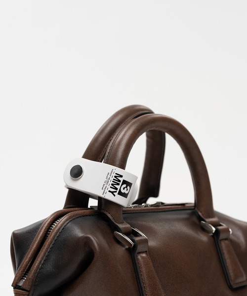 Maison MIHARA YASUHIRO(メゾンミハラヤスヒロ)の「"VINTAGE" Boston Bag Small(ショルダーバッグ・レディース・ブラウン/ブラック・FREE)」の13枚目の写真