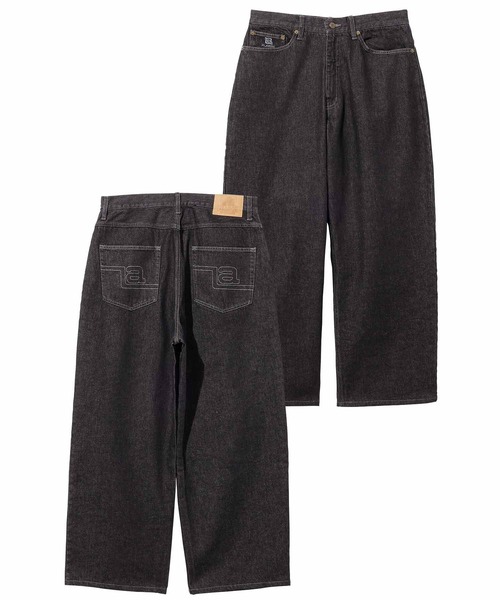 XLARGE（エクストララージ）の「LA STITCH WIDE LEG DENIM PANTS（その他パンツ・メンズ・グレー/ブラック/インディゴブルー・34inch/32inch/30inch）」の4枚目の写真