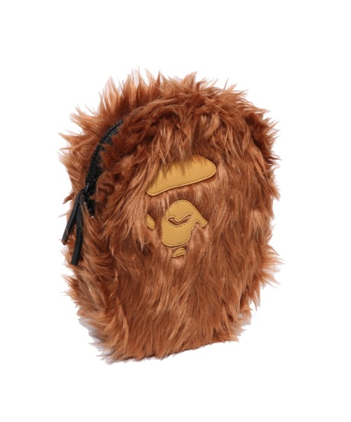 A BATHING APE(アベイシングエイプ)の「APE HEAD SHOULDER BAG(ショルダーバッグ・メンズ・ブラウン・FREE)」の3枚目の写真