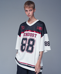 Varsity 88 Football Jersey T-shirt BLACK